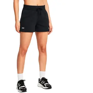 Under Armour - Women's Rival Fleece Short - Pantalon de jogging taille XS - Regular, noir