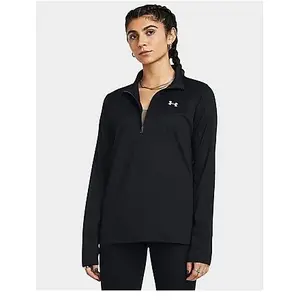Comparateur de prix : Haut d'entraînement 1/2 zippé femme Under Armour Solid Noir  1384224-001