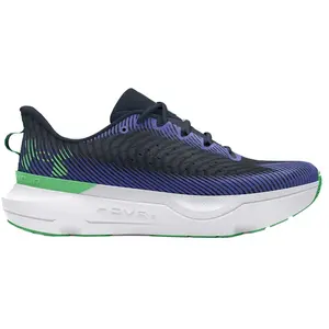 Chaussures running under armour infinite pro bleu gris homme pas cher
