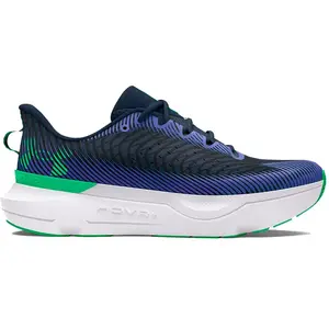 Chaussures running under armour infinite pro bleu gris homme pas cher