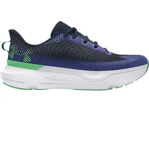 Chaussures running under armour infinite pro bleu gris homme pas cher