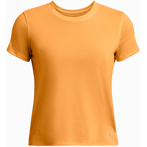 Maillot manches courtes under armour launch orange femme pas cher