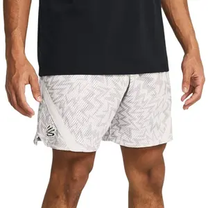 Under Armour Curry Mesh Short 2 argent S pas cher