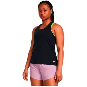 Débardeur Under Armour Streaker Splatter noir femme - L pas cher