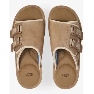 Goldencoast Strap Slide, UGG, Casquettes & Sandales, en beige, taille: 44 pas cher
