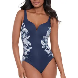 Comparateur de prix : Miraclesuit maillot 1 pièce classique bleu minuit en nylon