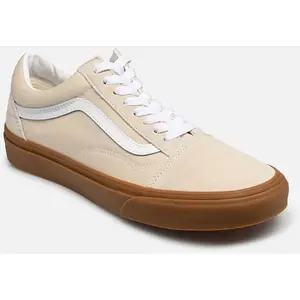 Chaussures Vans Old Skool beige clair blanc - 46 pas cher