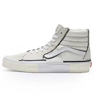 Vans - Baskets SK8-Hi Reconstruct écrues T.43 pas cher