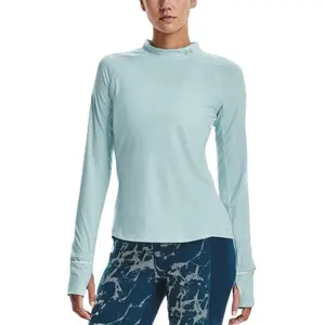 Under Armour OutRun The Cold Long Sleeve bleu M pas cher