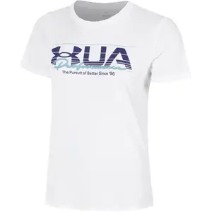 Under Armour UA Vintage Performance T-shirt Femmes - Blanc, Taille S pas cher