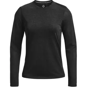 Under Armour Seamless Stride Top De Course Femmes - Noir, Taille L pas cher