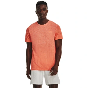 Under Armour Seamless Stride Short Sleeve orange S pas cher