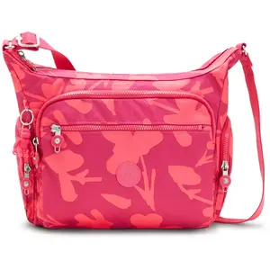 Kipling Sac Bandoulière Gabbie Coral Print Imprimé Standard Femme 100% Recycled Polyester pas cher