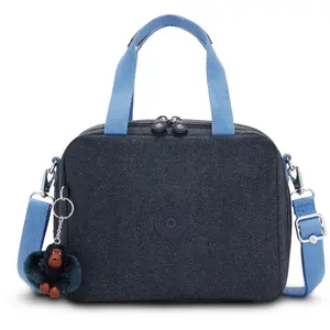 Kipling Pochette Miyo True Bl Glitter Bleu Grand Femme 100% Polyamide
