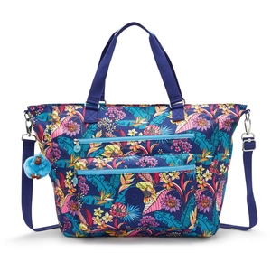 Kipling Sac Marin Isaac Exotic Leaves Imprimé Grand Femme 100% Recycle... pas cher
