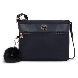 Kipling Sac Bandoulière Ambrosia Jet Black Satin Wk Noir Standard Femm...Vendu parkipling