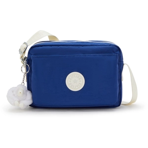 Kipling Sac Bandoulière Abanu M Eager Sapphire Bleu Standard Femme 60% Polyamide, 40% Recycled Polyamide