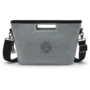 Kipling Fourre Tout Stevie Going Out Silver Argenté Petit Femme 100% P...Vendu parkipling