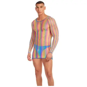Comparateur de prix : Rene Rofe Rainbow Party Ensemble de Lingerie Multicolore S/M