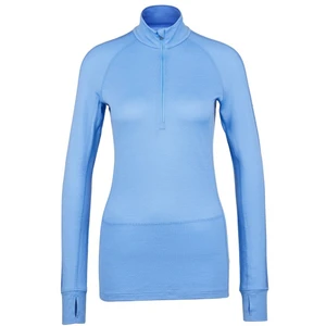 Icebreaker Sous-couche merino zoneknit 200 demi-zip bleu M pas cher