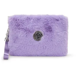 Kipling Pochette Fancy Soft Fur Lilac Mauve Grand Femme 100% PolyesterVendu parkipling