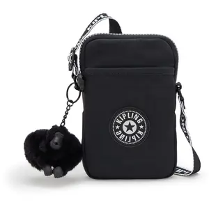 Kipling Sac Téléphone Tally Glorious Silver Noir Petit Femme 56% Recycled Polyamide, 44% PolyamideVendu parkipling