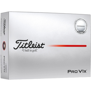 Titleist Balles de golf Pro V1x 25 Performance Align - Lot de 12, blan...