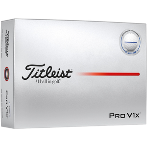 Titleist Balles de golf Pro V1x 25 Performance Align - Lot de 12, blan... pas cher