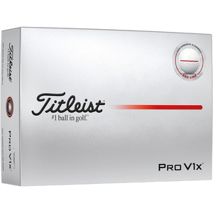 Titleist Balles de golf Pro V1x 25 Performance Align - Lot de 12, blan...