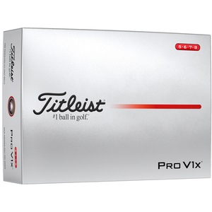 Titleist Pro V1x 2025 White High Numbers High Numbers Balles de golf pas cher