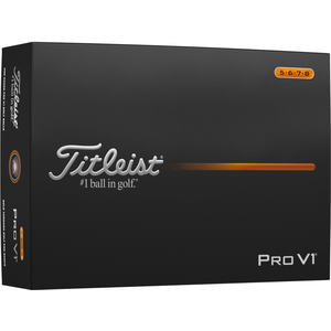 Titleist Pro V1 2025 White High Numbers Balles de golf