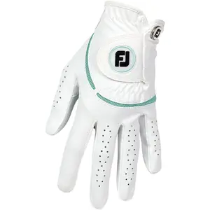 FootJoy Gant WeatherSof, blanc/bleu pas cher
