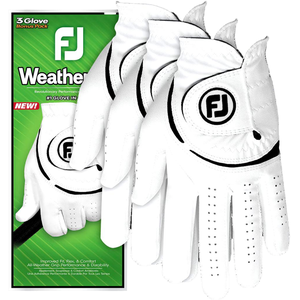 Comparateur de prix : FootJoy WeatherSof Lot de 3 gants de golf pour homme