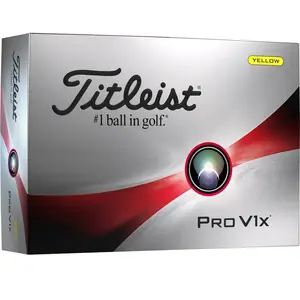 Titleist Pro V1x 2023 Yellow Standard Balles de golf pas cher
