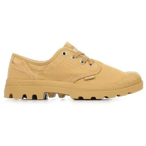 Comparateur de prix : PALLADIUM Chaussures basses Pampa Oxford en toile marron 42