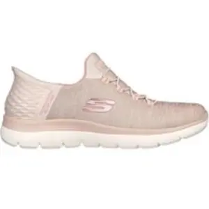 Skechers Confortable Baskets Femme Slip-INS Summits Dazzling Haze Rose Talla 37 pas cher