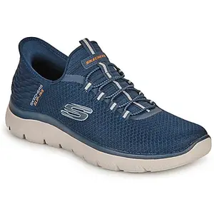 Comparateur de prix : Skechers Summits High Range Baskets Homme, Navy Mesh Trim, 43 EU