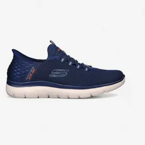 Comparateur de prix : Skechers Summits High Range Baskets Homme, Navy Mesh Trim, 44 EU
