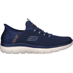 Comparateur de prix : Skechers Summits High Range Baskets Homme, Navy Mesh Trim, 45 EU