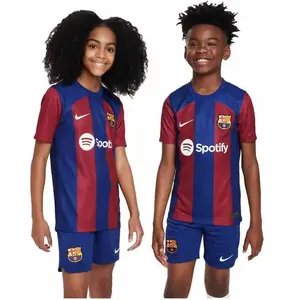 Nike Maillot Domicile enfant FC Barcelone 2023/24 Bleu 7/8 ans DX2761-456 pas cher