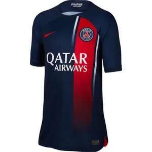 Nike Maillot Paris Saint Germain Domicile Junior (enfant/ado) 2023/24 bleu / rouge MVendu paramazon