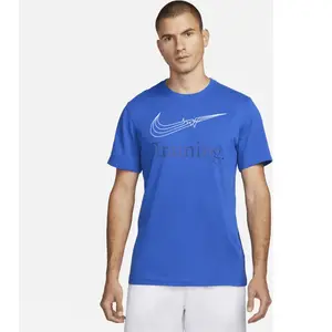 T-shirt de training Nike Dri-FIT pour homme - Bleu M FJ2477-480Vendu paramazon