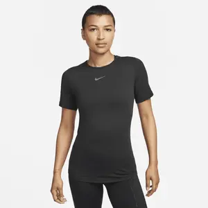 Nike Women's Shirt W NK Swift Wool DF SS Top, Black, FB4473-010, XS pas cher