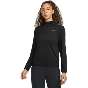 Nike Running Element 1/4 Zip Top - Black, Black S pas cher