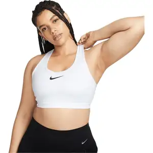 Brassiere femme nike swoosh high support blanc pas cher