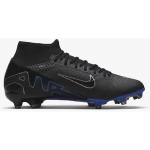 Nike Homme Academy Chaussure de Football, Noir chromé Hyper Royal, 42.5 EU