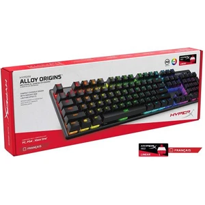 Comparateur de prix : HP HyperX Alloy Origins   Clavier Gaming mécanique RGB, HyperX Red switches (AZERTY)
