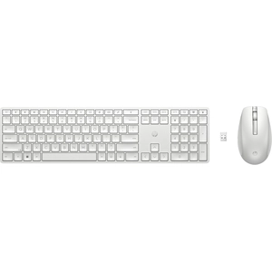 HP 650 - Ensemble clavier et souris - sans fil - 2.4 GHz - Français - blanc pas cher