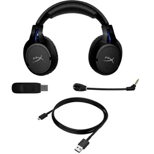 Comparateur de prix : HyperX Micro casque gaming sans fil Cloud Flight pour PS5 et PS4 Noir et bleu