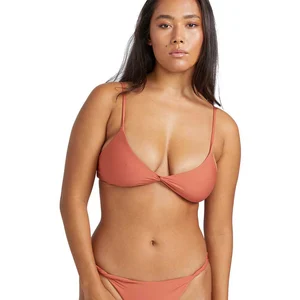 Volcom Simply Seamless Vneck Haut de bikini orange L